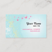 Carte de visite - Fée, Papillon, Surnaturel (Dos)