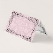 Carte De Visite Fée rose d'ombre (Dos)