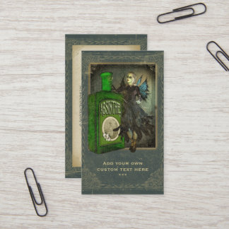 Carte De Visite Féerie d'absinthe - La Fée Verte - la fée verte