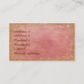 Carte De Visite Féerie d'or (Dos)