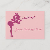 Carte de visite féerique de message (Dos)