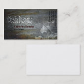 Carte de visite féerique grunge (Devant / Derrière)