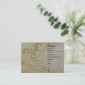 Carte de visite féerique grunge - potelé (Debout devant)