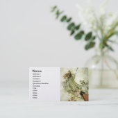 Carte De Visite Fées loin - Arthur Rackham (Debout devant)