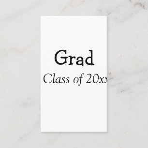 Carte De Visite Félicitations pour la remise des diplômes promotio