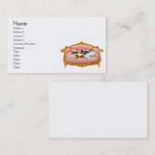 Carte de visite félin de pourcentage (Devant / Derrière)