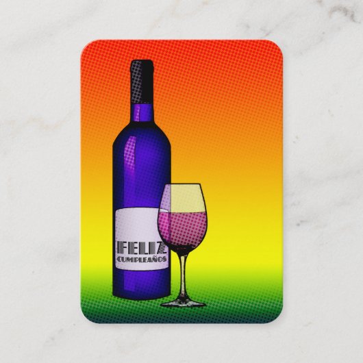 Carte De Visite feliz cumpleanos (Devant)