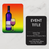 Carte De Visite feliz cumpleanos (Devant / Derrière)