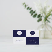 Carte De Visite Féminin anglais-espagnol d'interprète/traducteur (Debout devant)