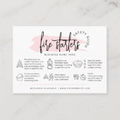 Carte De Visite Feminine Wax Fire Starters Safety Instructions (Devant)