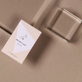 Carte De Visite Femme Abstraite moderne Beauté Visage Journal des