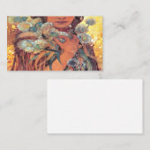 Carte De Visite Femme amérindienne - Alphonse Mucha (Devant / Derrière)