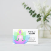 Carte De Visite Femme assise à Lotus (Debout devant)