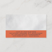 Carte De Visite Femme d'affaires immobilière (Dos)