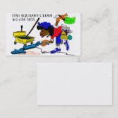 Carte De Visite Femme de ménage (Devant / Derrière)