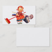 Carte De Visite femme de ménage (Devant / Derrière)