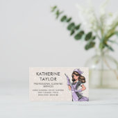 Carte De Visite Femme de ménage professionnelle (Debout devant)