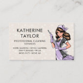 Carte De Visite Femme de ménage professionnelle (Devant)