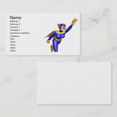 Carte De Visite Femme de superhéros (Devant / Derrière)