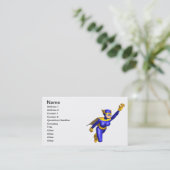 Carte De Visite Femme de superhéros (Debout devant)