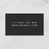 Carte De Visite Femme enceinte Silhouette mignonne Floral Doula Mi (Dos)