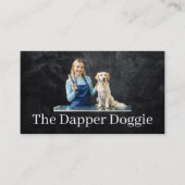 Carte De Visite Femme Grossissant mignonne Doggie (Devant)