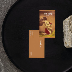 Carte De Visite Femme japonaise vintage au vent