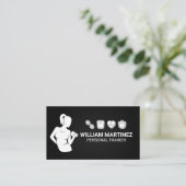 Carte De Visite Femme levant | Icônes de fitness (Debout devant)