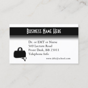 Carte De Visite Femme médecin