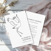 Carte De Visite Femme-mère, Storch, Blanc