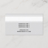 Carte De Visite Femme Mignonne Aux Cheveux Longues Rouges (Dos)