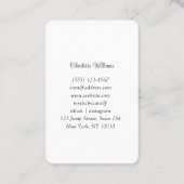 Carte De Visite Femme Mystic Moonlit (Dos)