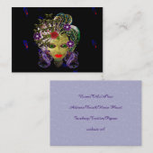 Carte De Visite Femme mystique de Witchy (Devant / Derrière)