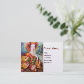 CARTE DE VISITE FEMME ROMANTIQUE, PEACOCK SPARKLING FEACOCK (Debout devant)