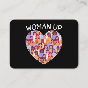 Carte De Visite Femme Up Feminisme Féministe Femmes Autonomisation