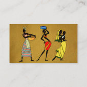 Carte De Visite Femmes d'Afrique (Dos)