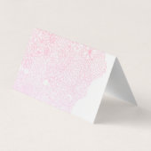 Carte De Visite Femmes Dames Artiste Élégante Toute profession (Dos)