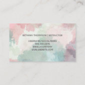 Carte De Visite Femmes en cours de Yoga (Dos)