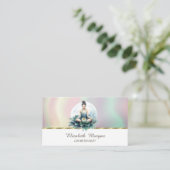 Carte De Visite Femmes Lotus coloré (Debout devant)