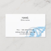 Carte De Visite Femmes obtenant le traitement de peau de (Dos)