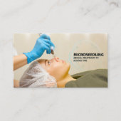 Carte De Visite Femmes obtenant le traitement de peau de (Devant)