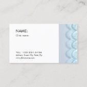 Carte De Visite Femmes obtenant le traitement de peau de (Dos)