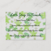 Carte De Visite Femmes soutenant des femmes (Dos)