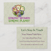 Carte De Visite Femmes unies (Devant / Derrière)