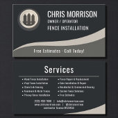 Carte De Visite Fence Installation Professional