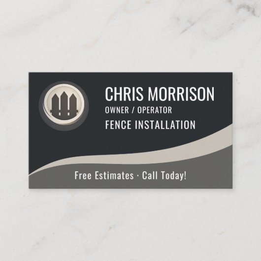 Carte De Visite Fence Installation Professional (Devant)