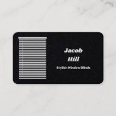 Carte De Visite Fenêtre Aveugle QR personnalisé (Devant)