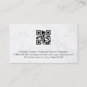 Carte De Visite Fenêtre de cuisine de femme nettoyage (Dos)