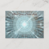 Carte De Visite Fenêtre de la cathédrale de Noël (Devant)