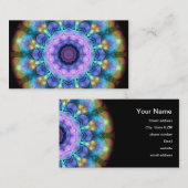 Carte De Visite Fenêtre en verre teinté lilas (Devant / Derrière)